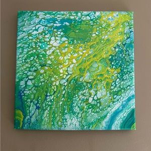 12x12 pour painting I made. Will take requests. Just send a message or comment.